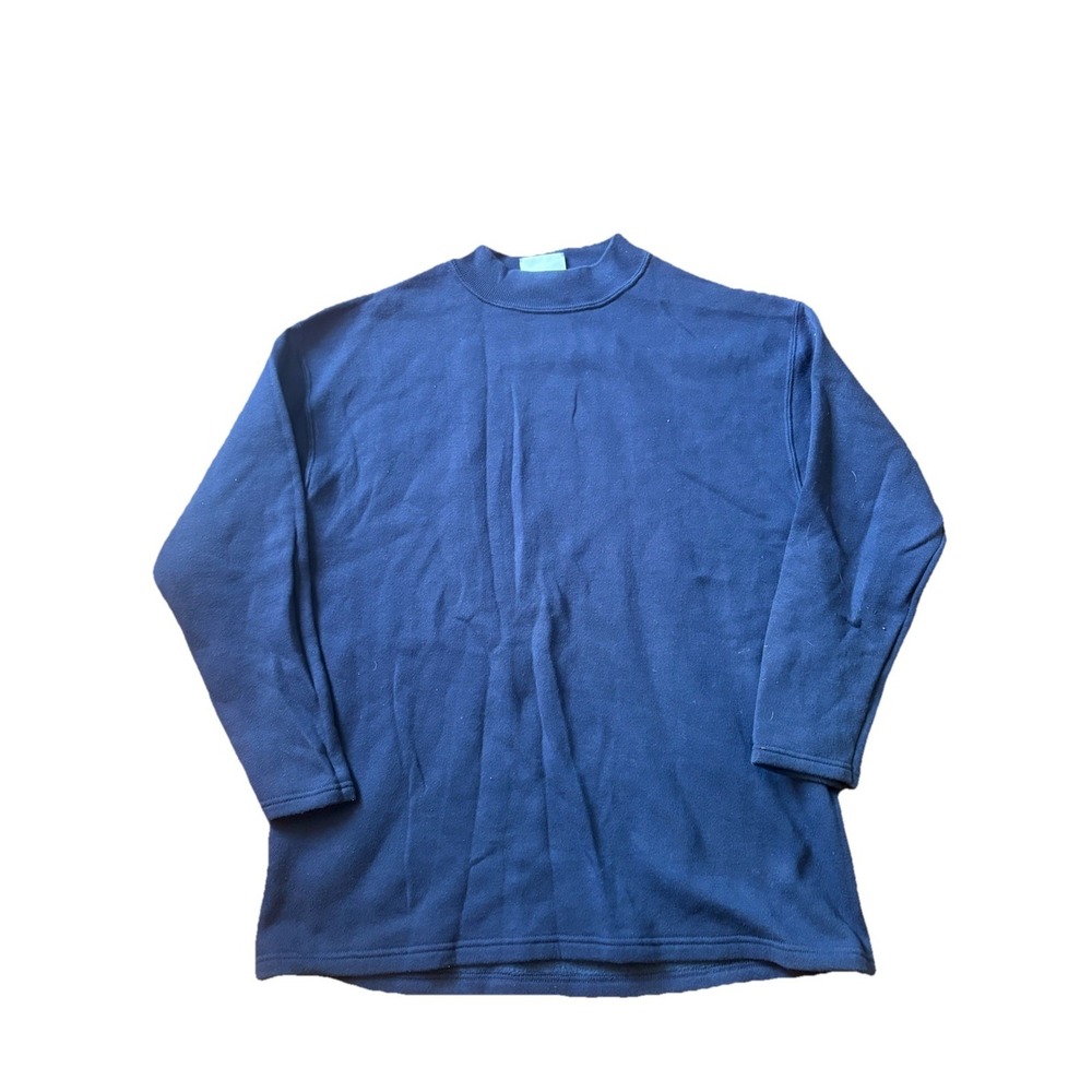 Vintage Blue Sweatshirt Adult Large Crewneck Lee Sport Blank USA 90s